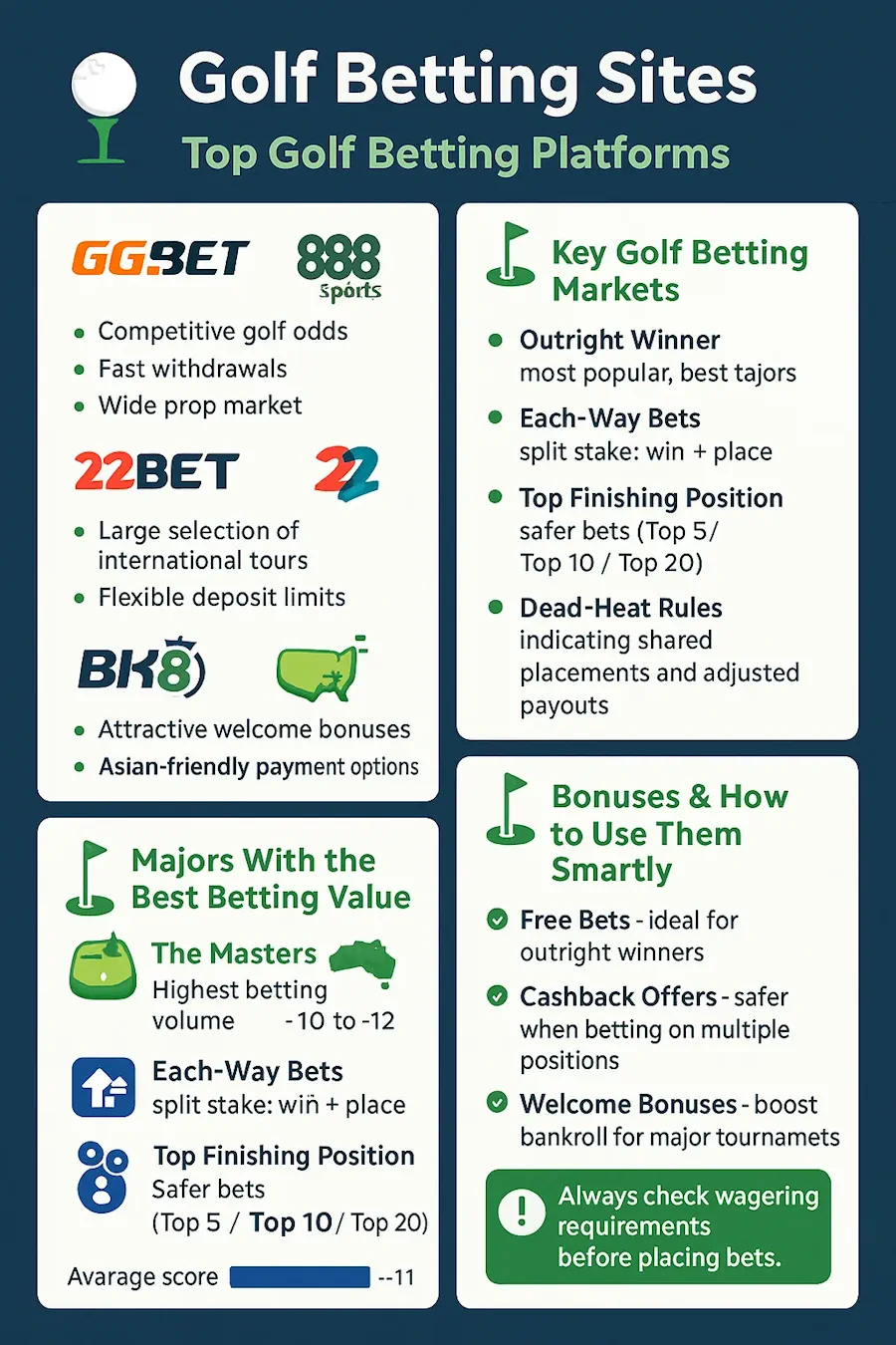 Golf Betting Sites