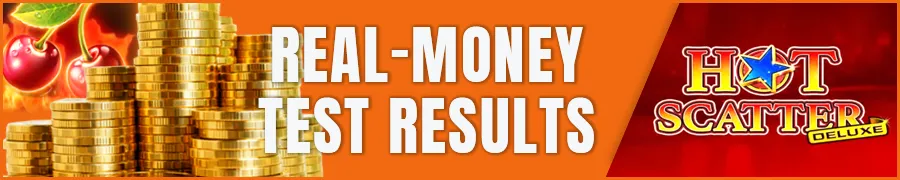 Real-Money Test Results & Session Insights