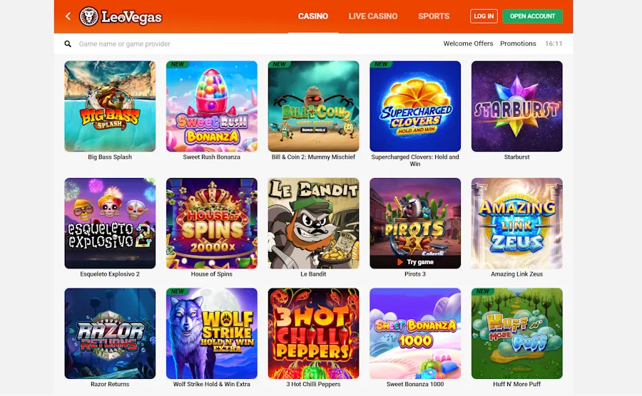 LeoVegas - Bonuses, Payout Speed & Game Availability
