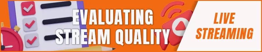Evaluating Stream Quality and Latency