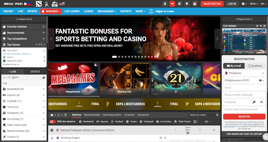 Megapari – Best for Mobile Users