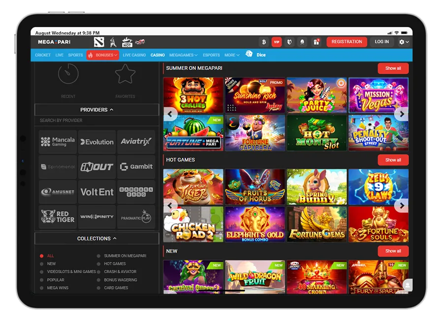 Megapari – Best for user experience
