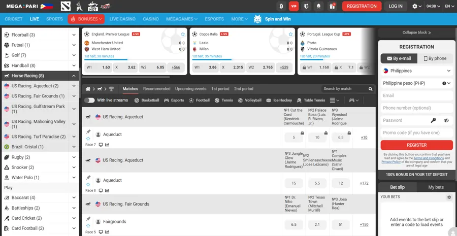 MegaPari- Trusted Horse Racing Betting Sites