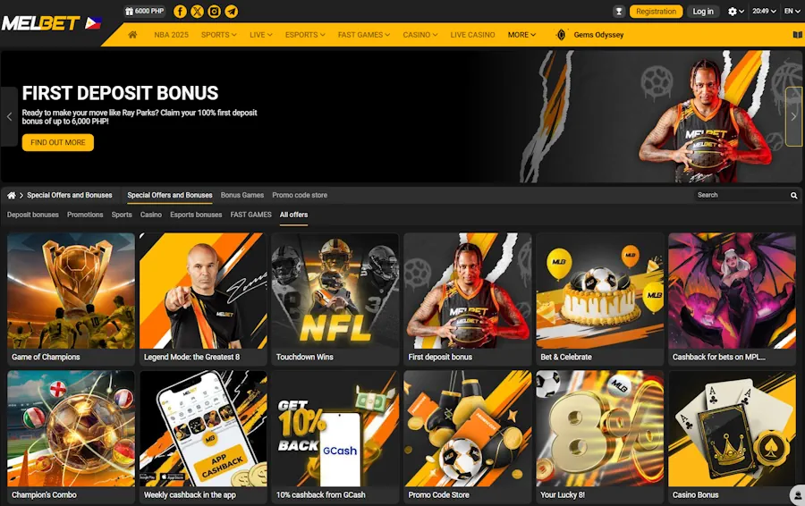 Melbet – 250 spins + 125% match bonus