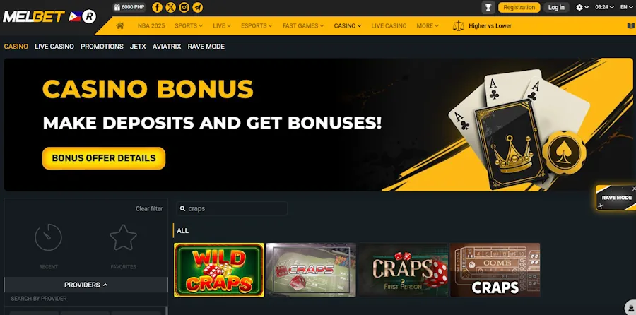 Melbet: Best Online Craps Casinos for Filipino Players
