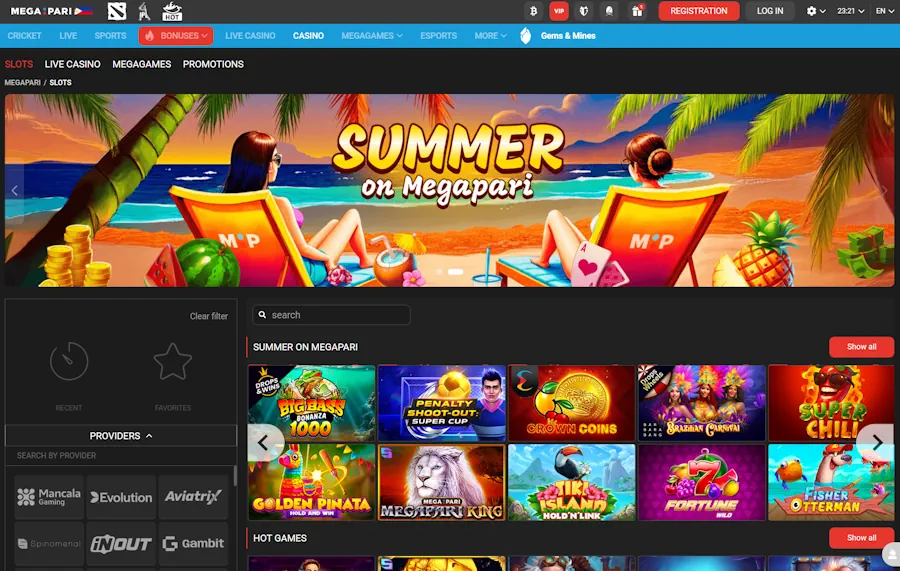 Mega Pari Best Minimum Deposit Casino