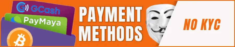 Payment Methods at No KYC Casinos