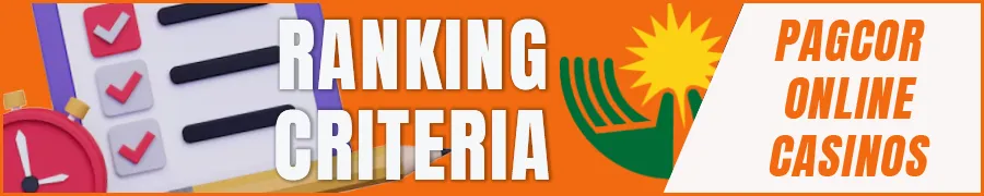 Ranking Criteria for Top PAGCOR Casinos