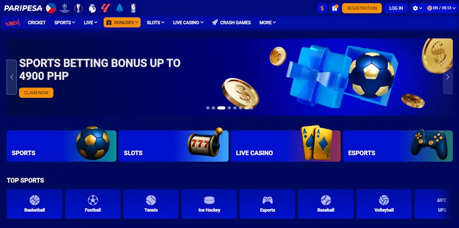 Paripesa – Best for casino and sports mix