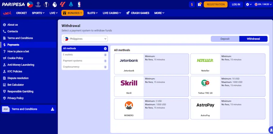  Paripesa : Best for Casino and Sports Combo