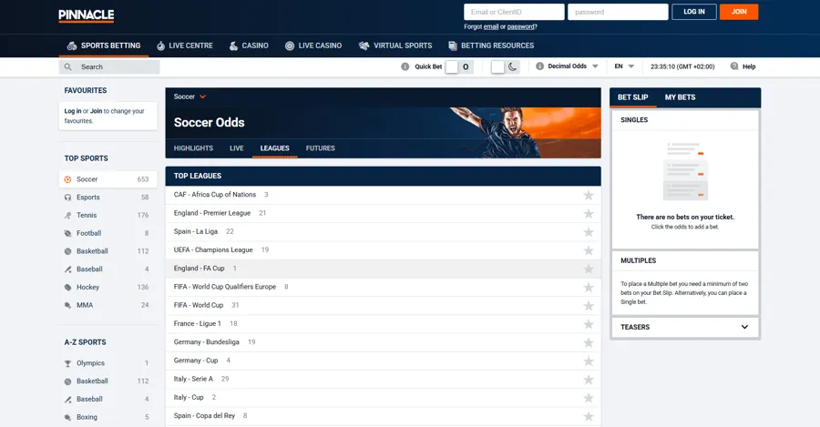 Pinnacle: Value Betting for Champions League
