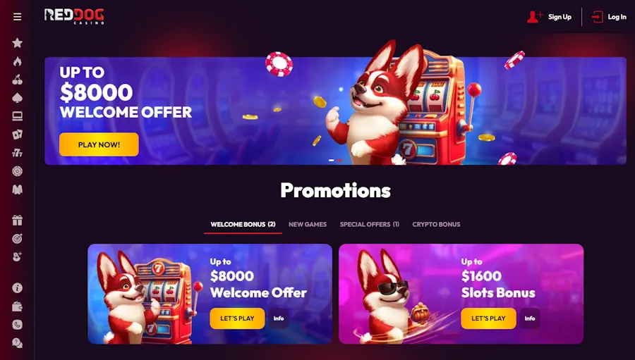  Red Dog – 210% Reload + Free Spins