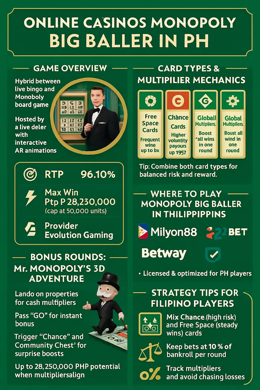 Online Casinos Monopoly Big Baller in PH