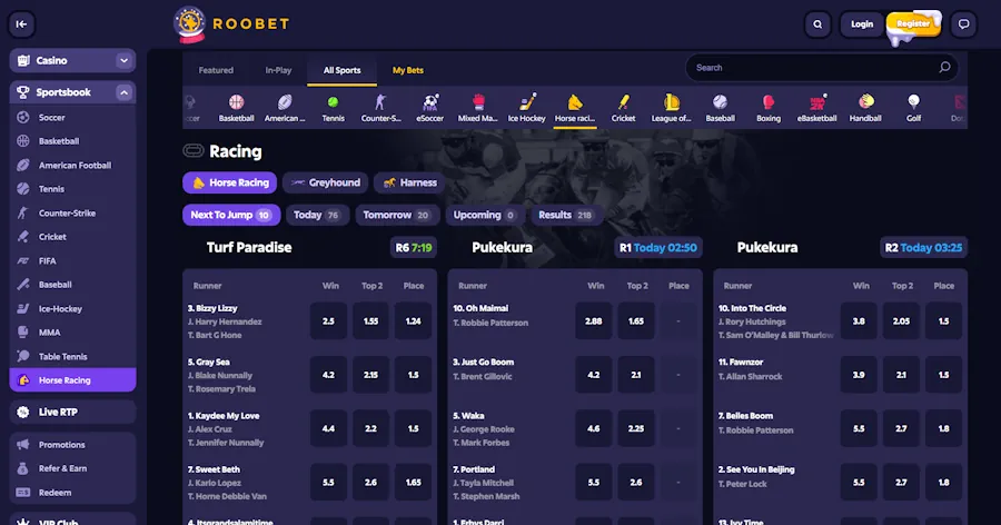 Roobet – Crypto-friendly with global access