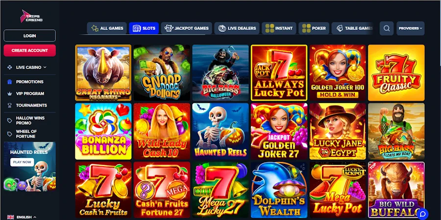 Trips Casino - Bonuses, Payout Speed & Game Availability