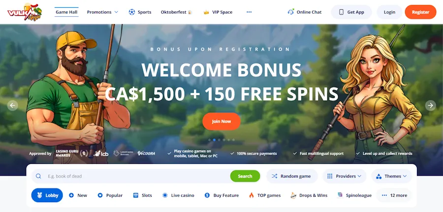 Vulkan Vegas: Top choice for live games