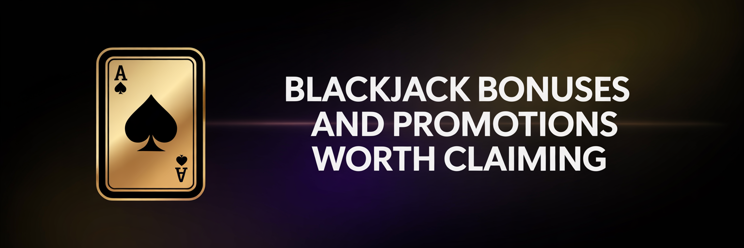 Blackjack Bonuses and Promotions Worth Claiming