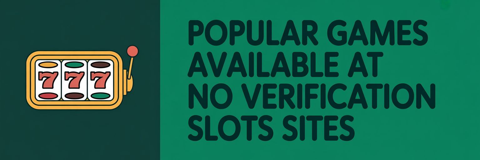 Popular Games Available